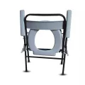 Salle de bain médicale Assistage pliant chaise de toilette Plastique Toilette de commode de la chaise de commode portable Toliet Sage pour les patients